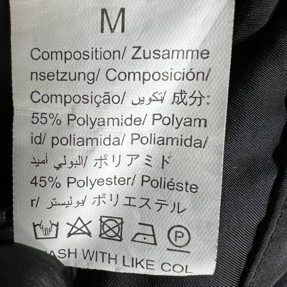 Black Hip Hop Women Baggy Multi Pocket Utility Pants Elastic Cord Waist Gorpcore - Picture 14 of 16